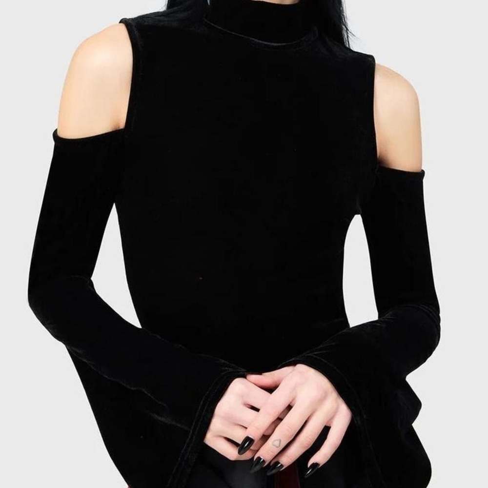 killstar soul binding top size 4xl black velvet